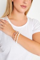 juego 4 pulseras elasticas disenos surtidos
