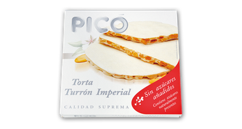 Turrón Duro en Torta Pico sin Azucares Añadidos 150grs