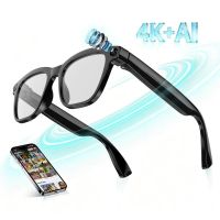 blackview bv300 gafas inteligentes camara hd ia integrada altavoces bluetooth cristal transparente
