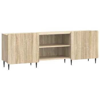 Mueble De Tv Roble Sonoma 150 X 31 X 52 Cm Madera De Ingeniería Vidaxl