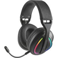 auriculares mars gaming mhw-quasar inalambricos bluetooth gaming negros con microfono extraible