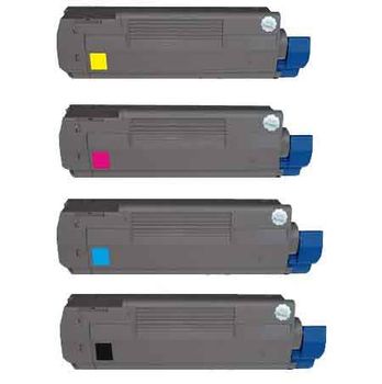 Compatible Multipack Oki 41515212/09 Full Set Toner Cartridges (4 Pack)