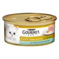 purina gourmet gold mousse 24 x 85 g - pack ahorro - carbonero con zanahoria