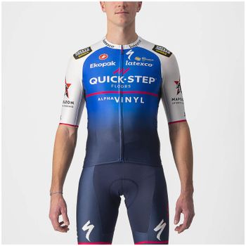 Castelli Quick-Step Alpha Vinyl Pro Team Aero Race 6.1 Jersey - L