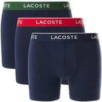 lacoste boxer 3 pack cotton stretch boxer briefs navymulti para hombre