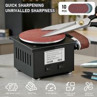 lijadora de banda electrica de alta velocidad para bricolaje maquina de lijado con disco afilador de cuchillos abridor de cuchillas maquina de pulido y rectificado de sobremesa