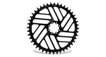 Plato beach ball alugear redondo montaje directo sram 8 tornillos 10 11 12 velocidades negro