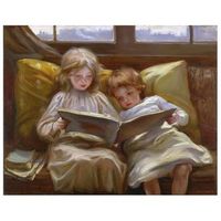 legendarte - cuadro lienzo impresion digital - interesting story - laura muntz lyall - decoracion pared cm 60x75