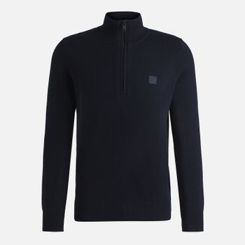 BOSS Orange Kanobix Cotton-Blend Quarter-Zip Jumper - M