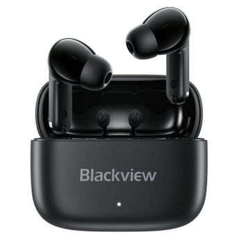 Auriculares Blackview Airbuds 16 inalámbricos Bluetooth 6.0 con carga Type-C y IPX4 negro