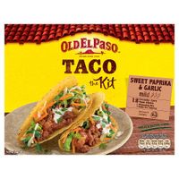 old el paso crunchy taco kit garlic  paprika
