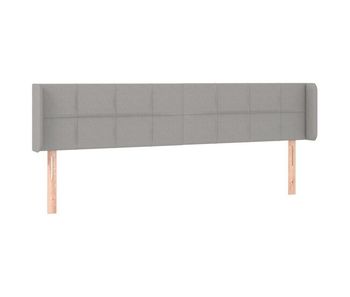 Vidaxl cabecero de tela gris claro 163x16x78/88 cm