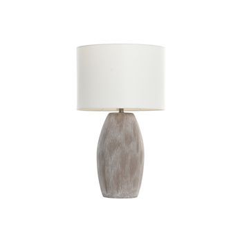 Lampara Sobremesa Ceramica Algodon 40x23x67