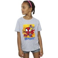 marvel camiseta spidey and his amazing friends para nina