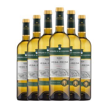 Hacienda Zorita Vino Blanco Vega Reina Rueda Joven 75 Cl 13% Vol. (pack De 6 Unidades)