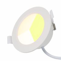downlight led empotrable moderno blanco 5w cct ip44