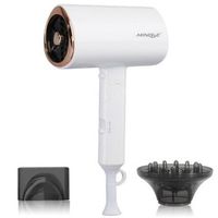 secador de pelo plegable de 1800 w potente secador de aire calientefrio ideal para salon y hogar con asiento para el conductor  secador de pelo blanco