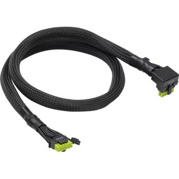 Cable Interno AsRock 12V-2x6 90° 70 cm 600 W Negro