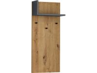 panel con 1 estante en efecto roble antracita