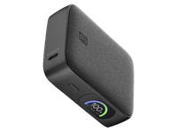 powerbank - cellularline powerview iq 10000 mah pantalla inteligente 45 w hasta 72h de carga usb c a negro