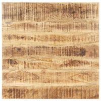superficie de mesa madera maciza de mango 25-27 mm 70x70 cm vidaxl