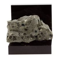 pumpellyite - piedra natural de los ee uu woodbury - raro mineral mineral multicolor  2766 ct - certificado de autenticidad incluido  56 x 33 x