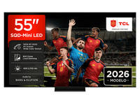 reacondicionado seminuevo muy bueno tv sqd-mini led 55 - tcl 55c7l uhd 4k tsr aipq smart tv dvb-t2 h265 hdr 2700 nits dolby vision y atmos