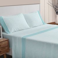 juego sabanas franela invierno alexia 180 cm con dos almohadones rufino diaz aguamarina