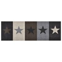 alfombra de cocina lavable stars 60x300 cm vidaxl