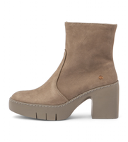 art para mujer 116561220003020 botines de piel 1656 sofia taupe 41 3 a 5cm cremallera casual