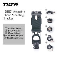 tilta ta-pmb5-15k soporte de montaje giratorio para telefono v2 para zapata fria de 15 mm soporte para manillar nato adaptador de 14 -20