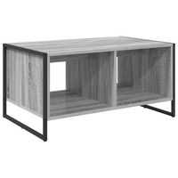 mesa de cafe - mesa de centro - mesa baja gris sonoma 80 x 50 x 40 cm madera contrachapada