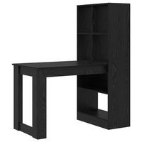 escritorio roble negro madera de ingenieria 122 x 67 x 145 cm vidaxl