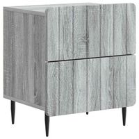 armario de noche gris sonoma 43 x 345 x 495 cm vidaxl