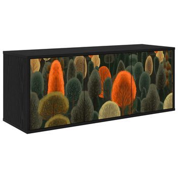 Mueble De Tv Montado En La Pared Zaandam 102 X 33 X 40 Cm Vidaxl