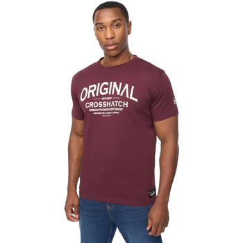 Crosshatch Camiseta Vintarge para hombre