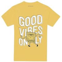 spongebob squarepants camiseta good vibes only para mujer