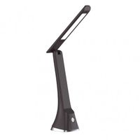 flexo anhidrita 5w 400lm negro 4000k 28x8x25cm plegable tactil reg3 intensidades