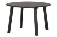 mesa de comedor extensible de roble negro