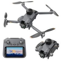 shrc ae51 gps 5g repetidor fpv con pantalla lcd de 43 pulgadas controlador camara dual 1080p hd gimbal servo obstac