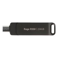 memoria usb patriot rage r550 256 gb usb-a y usb-c 32 gen 1