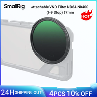 filtro vnd acoplable smallrig nd64-nd400 6-9 tope magnetico de 67 mm con adaptador roscado para iphone serie 16 -5169