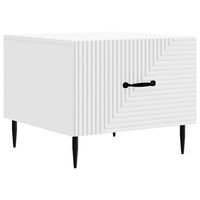mesa de centro 49x50x40 cm  - blanco