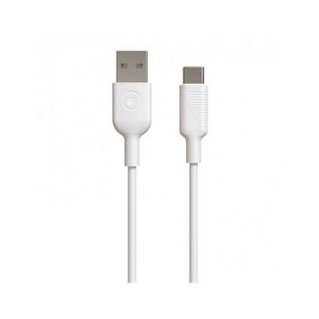 Muvit Cable USB a Tipo C 3A 1.2m Blanco