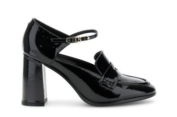 mocasín de charol black