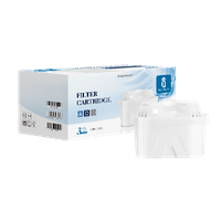 aigostar pack de 3 filtros para jarra de agua filtros de repuesto para jarra de agua aigostar duracion 60 dias por cada cartucho libre de bpa diseno exclusivo