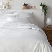 juego funda nordica premium hotel blanca - 180 hilos y 140 gramos - tejido mercerizado polialgodon color blanco talla cama 180 2falmhda