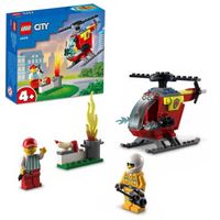 lego city helicoptero de bomberos 4 anos - 60318