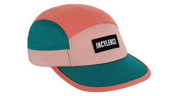 Gorra de running incylence scarlett moss rosa beige