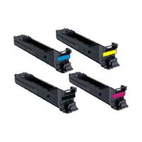 compatible multipack konica minolta magicolor 4695mf printer toner cartridges 4 pack -a0dk152